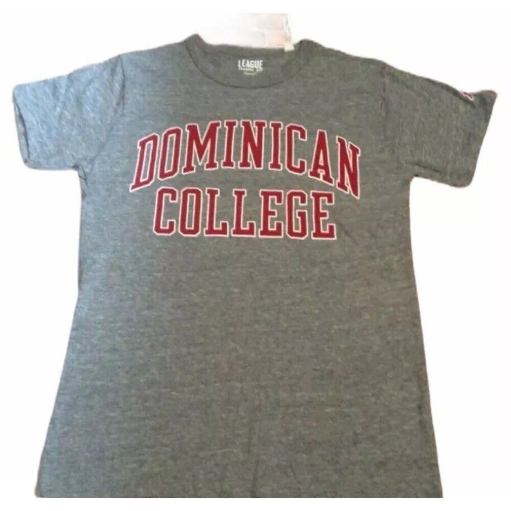 Domincan College Heatherd Gray T-Shirt Small